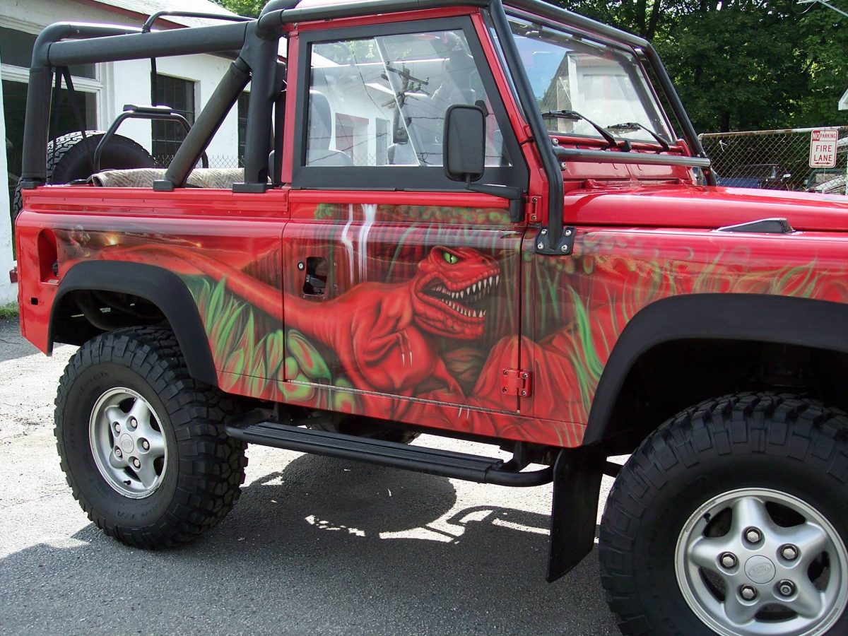 Jurassic Range Rover 3/4